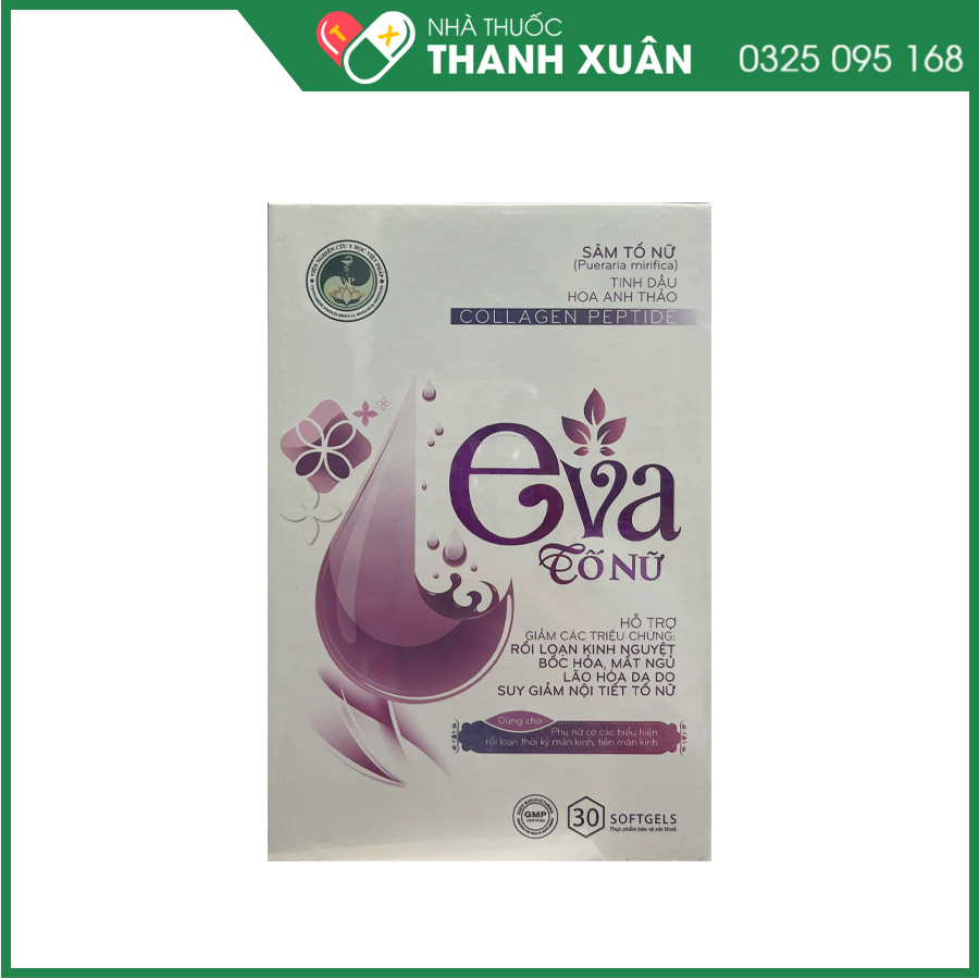 Eva Tố Nữ viên uống làm đẹp da, điều hòa nội tiết tố nữ